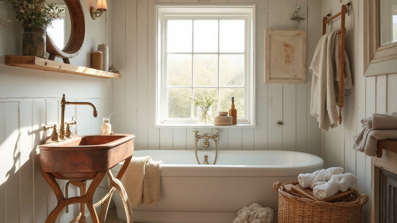 Farmhouse Bathroom: Easy Ways to Get the Look